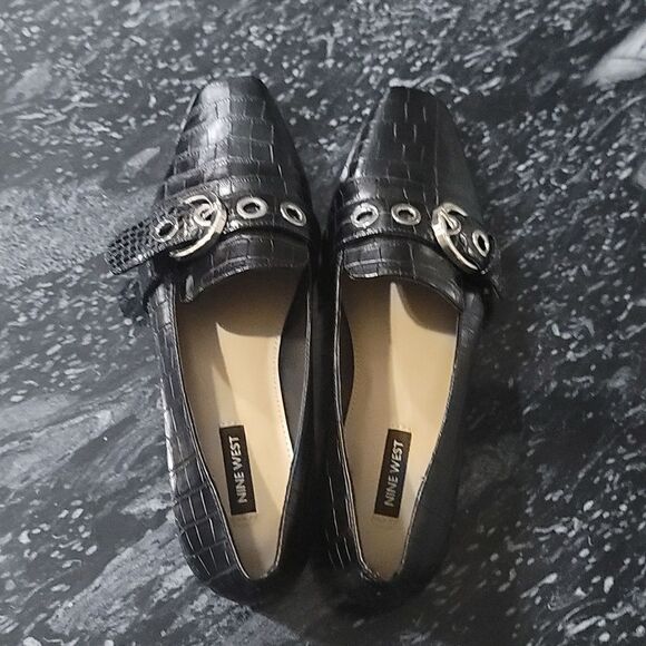 BRAND NEW NINE WEST BROWN SLIP ON LOAFERS SHOES - Picture 5 of 14